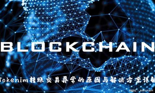 Tokenim转账交易异常的原因与解决方案详解